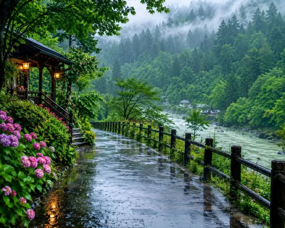 beauty of rainy weather